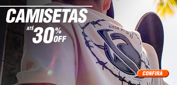Camisetas Até 30% OFF
