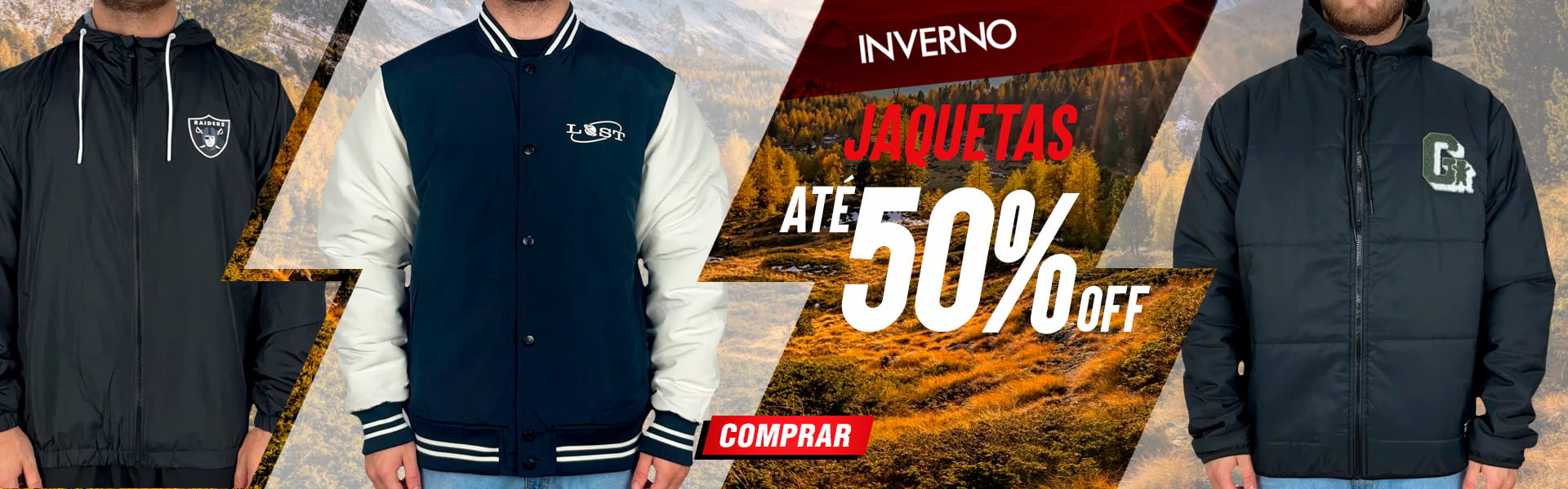 Jaquetas Até 50% Off