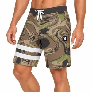 Bermuda Hurley Phantom Block Party Camuflada Marrom