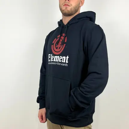 Moletom Element Fechado Vertical Preto