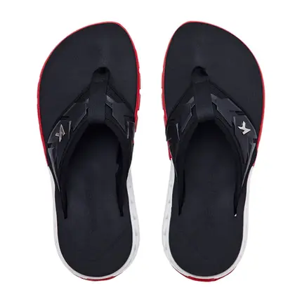 Chinelo Sandália Kenner Rakka Vermelho/Preto/Branco