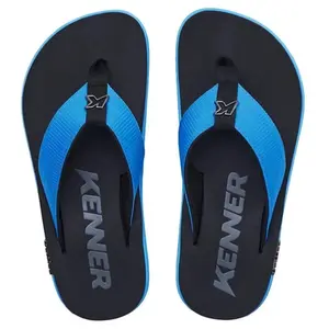 Chinelo Sandália Kenner Kivah Azul/Preto