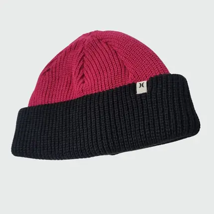Gorro Hurley Double Color Rosa e Preto