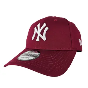 Boné New Era 940 MLB New York Yankees Vermelho Escuro
