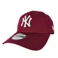 Boné New Era 940 MLB New York Yankees Vermelho Escuro