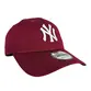 Boné New Era 940 MLB New York Yankees Vermelho Escuro