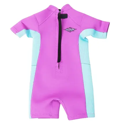 Short John Rip Curl Infantil Omega Back Zip 1.5mm Roxo