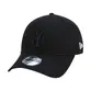 Boné New Era 9TWENTY New York Yankees Aba Curva Preto