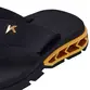Chinelo Kenner Rakka Infantil Preto/Dourado Kids