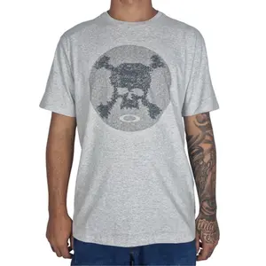 Camiseta Oakley Trn Graphic Skull Tee Stone Grey