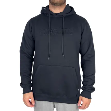 Moletom Rip Curl Especial Logo Relevo Preto