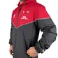 Jaqueta New Era Corta Vento Chicago Bulls Club House Preto/Vermelho