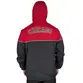 Jaqueta New Era Corta Vento Chicago Bulls Club House Preto/Vermelho