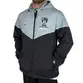 Jaqueta New Era Corta Vento Brooklyn Nets Club House Preto/Cinza