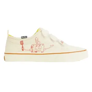 Tênis Redley Clip Collab Bob Esponja Off White Amarelo