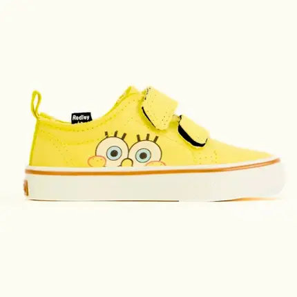 Tênis Redley Clip Infantil Collab Bob Esponja Amarelo