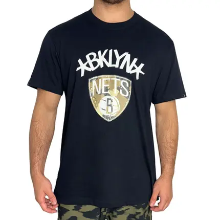 Camiseta New Era Camo Bronet Preto