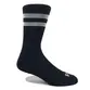 Meia Cano Alto  Norden Old Style Performance Preto e Branco