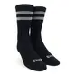 Meia Cano Alto  Norden Old Style Performance Preto e Branco