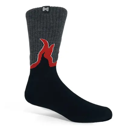 Meia Cano Alto Norden Esportiva Flames