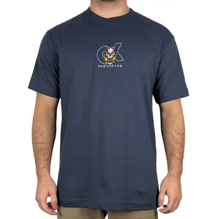 Camiseta Okenheads Basica Silk Fire Logo