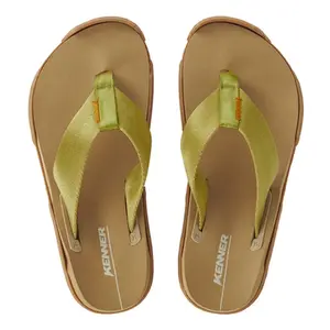 Chinelo Sandália Kenner Zakh Crepe Khaki