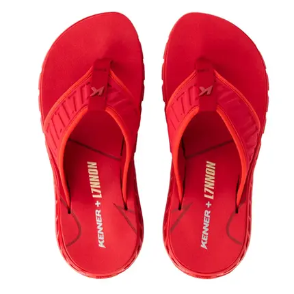 Chinelo Sandália Kenner Rakka Collab L7 Elite Vermelho