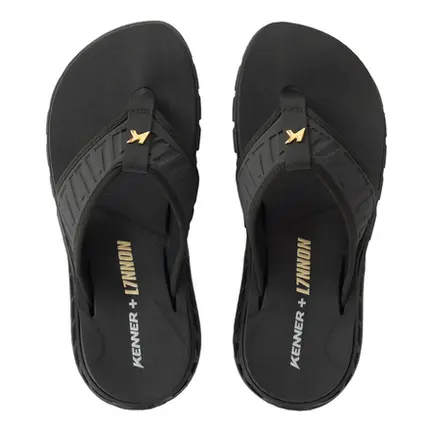 Chinelo Sandália Kenner Rakka Collab L7 Elite Preto