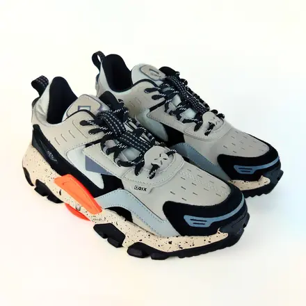 Tênis Qix Trek Out Door Bege Preto - l Super Tubes l