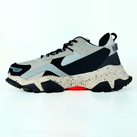 Tênis Qix Trek Out Door Bege Preto - l Super Tubes l