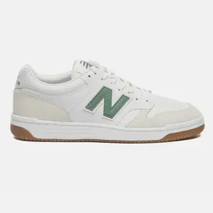 Tênis New Balance 480 Low Branco Verde Cinza Masculino Casual