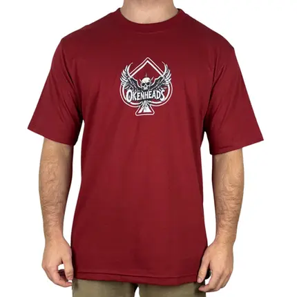 Camiseta Okenheads Básica Silk Caveira