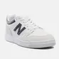 Tênis New Balance 480 Low Branco Preto Cinza Masculino Casual