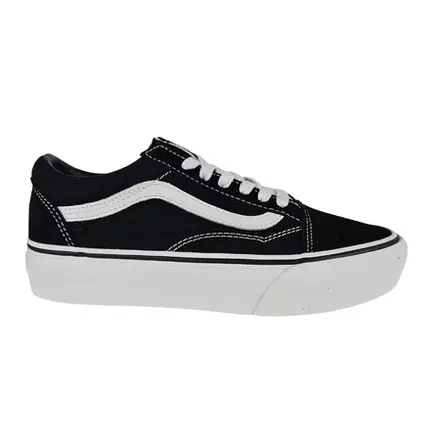 Tênis Vans Old Skool Platform Black White