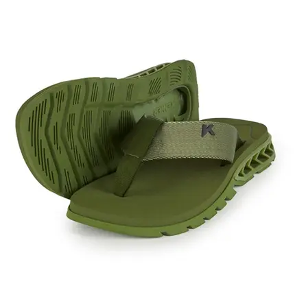 Chinelo Kenner Rakka Mono Verde Militar