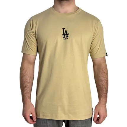 Camiseta New Era Los Angeles Dodgers Bege