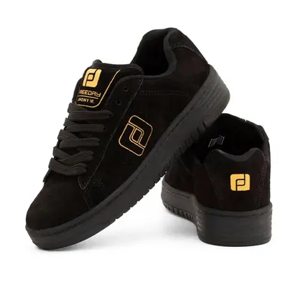 Tênis Freeday Jab Gold Preto Colorway Jhony Melhado - l Super Tubes l