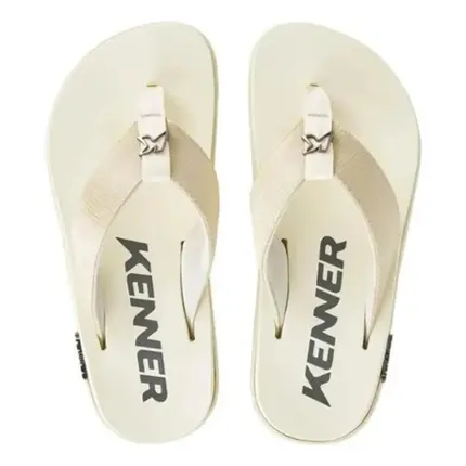 Chinelo Kenner Kivah Tks Bege Baunilha