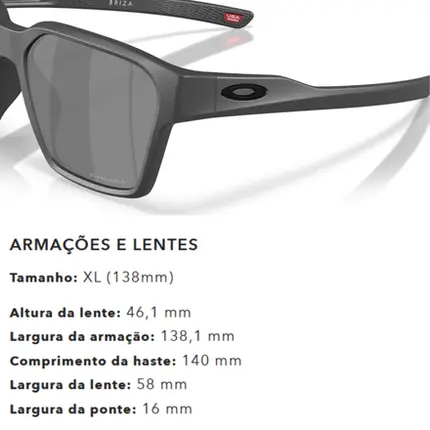 Óculos Oakley Briza Steel Prizm Black - l Super Tubes l