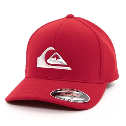 Boné Quiksilver Hologram 3d Vermelho Fechado
