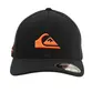 Boné Quiksilver Orange Logo Preto