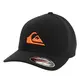 Boné Quiksilver Orange Logo Preto