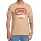 Camiseta Ecko Estampada Bege Claro