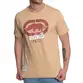 Camiseta Ecko Estampada Bege Claro