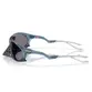 Óculos Oakley Plantaris Matte Trans Abyss Prizm Grey Polarizado