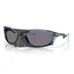 Óculos Oakley Plantaris Matte Trans Abyss Prizm Grey Polarizado