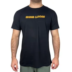 Camiseta Hang Loose Silk Retro Preto