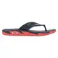 Chinelo Oakley Crowd Grenadine Preto/Vermelho
