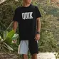 Camiseta Quiksilver Griff Preto