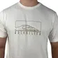 Camiseta Quiksilver Boxed Out Snow White